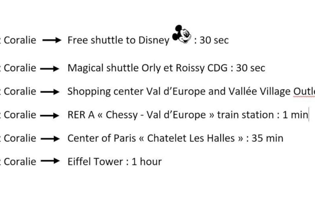 Disneyland Paris, Appartement 70M², Parking Prive Serris Exterior photo